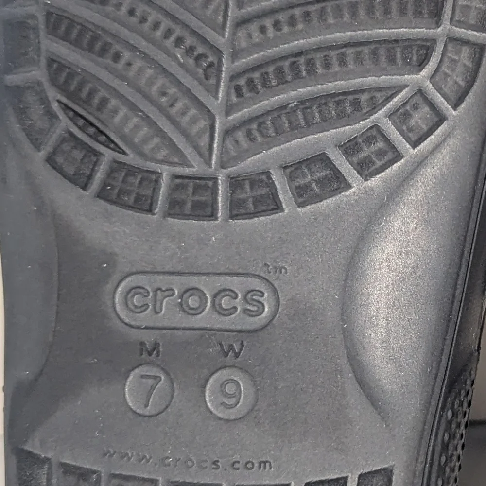 Crocs Black Slide Sandals - Picture 4 of 8